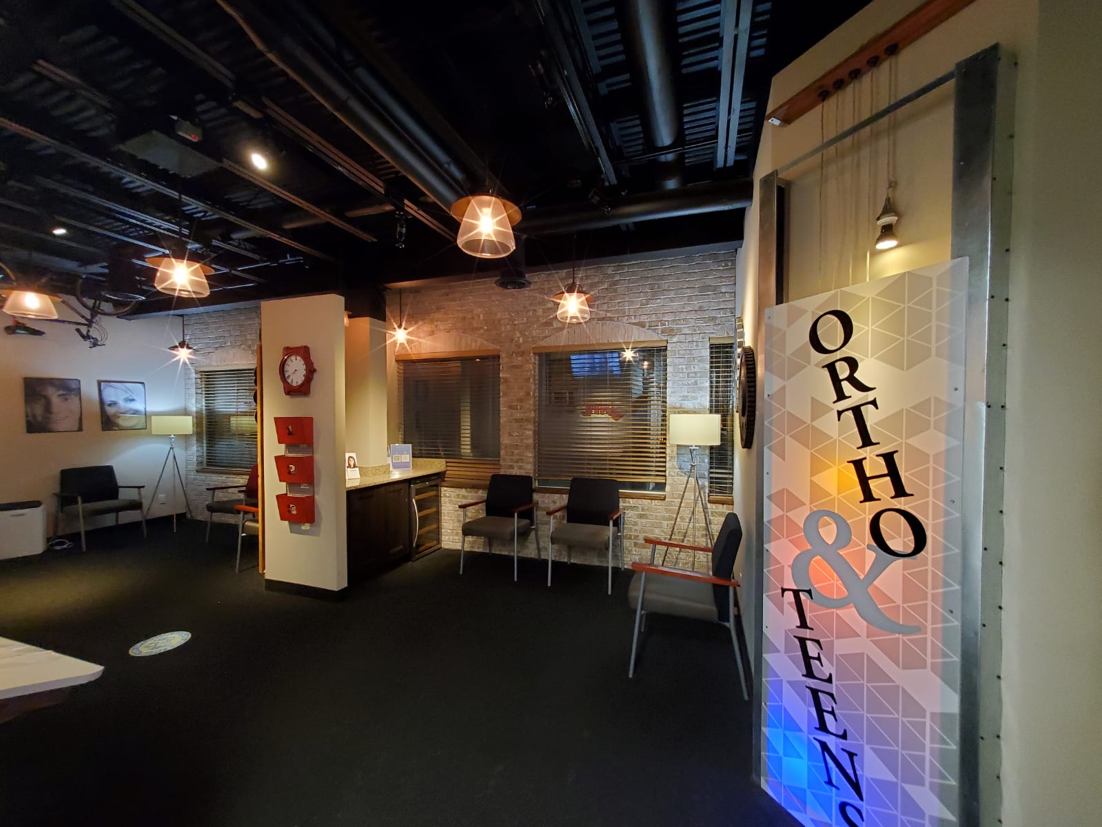 Ortho and Teens lounge area at Dental Care Orthodontics
